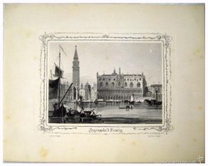 Art: DOGENPALAFT, VENEDIG (PALACIO DE LOS DUX, VENECIA) 1970. POPPEL J Geft von